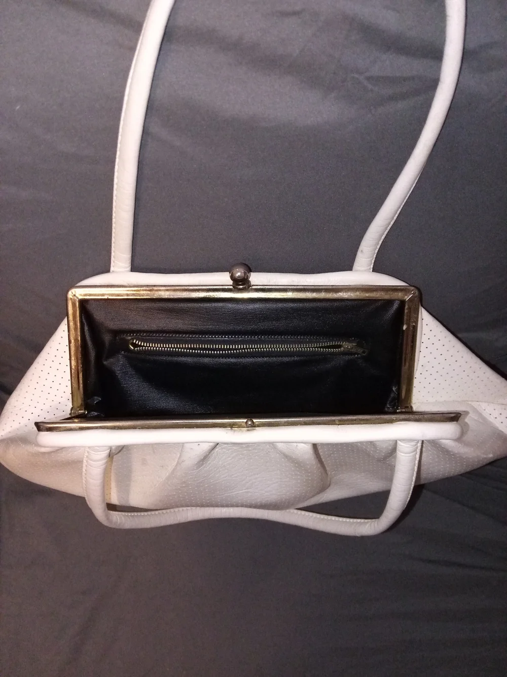 White Perforated Women’s Tote Bag